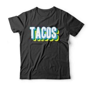 colorful tacos t-shirt
