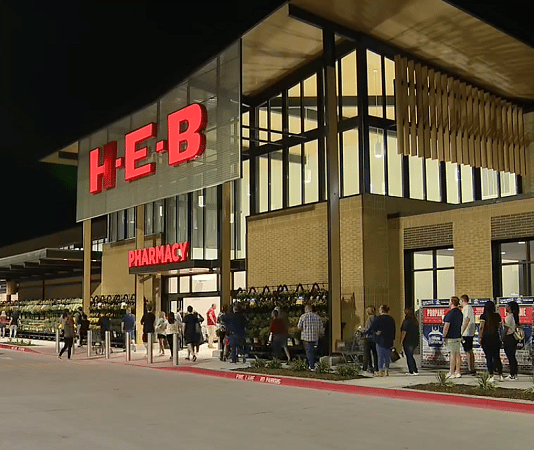 frisco texas h-e-b grocerty store grand opening