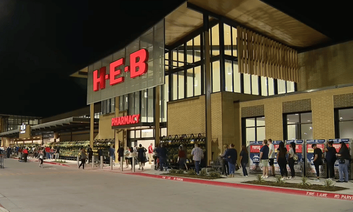 frisco texas h-e-b grocerty store grand opening