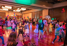 Children Dancing At New Years Palooza Event