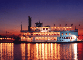 moody gardens colonel paddlewheel boat