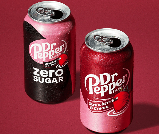 dr pepper strawberries and cream