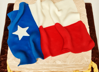 texas birthday cake