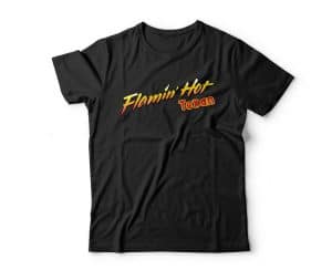 flamin hot texan t-shirt mockup