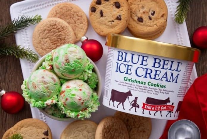Christmas Cookie Blue Bell