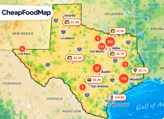 North Texas Engineer Turns Career Change Into a New Tool for Finding Affordable Local Food cheap food map featured image